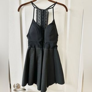 Black Jumper Dress (Shorts) Small